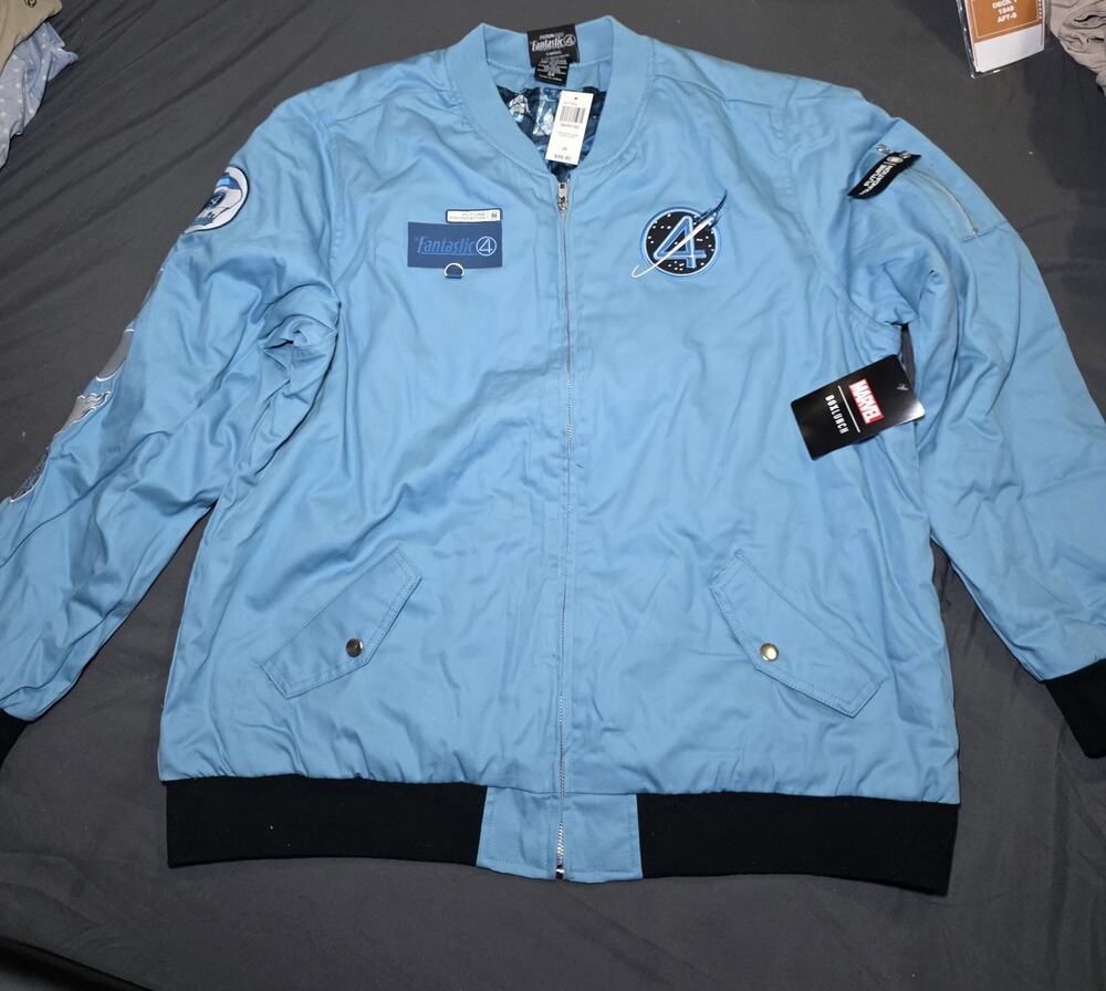 Marvel The Fantastic Four Flight Jacket Exclusive 2XL NWT